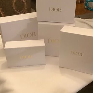 Dior gift boxes 
Twenty dollars each